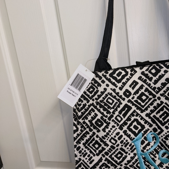BUCKHEAD BETTIE TOTE BAG WITH INITIAL   K - Picture 4 of 9